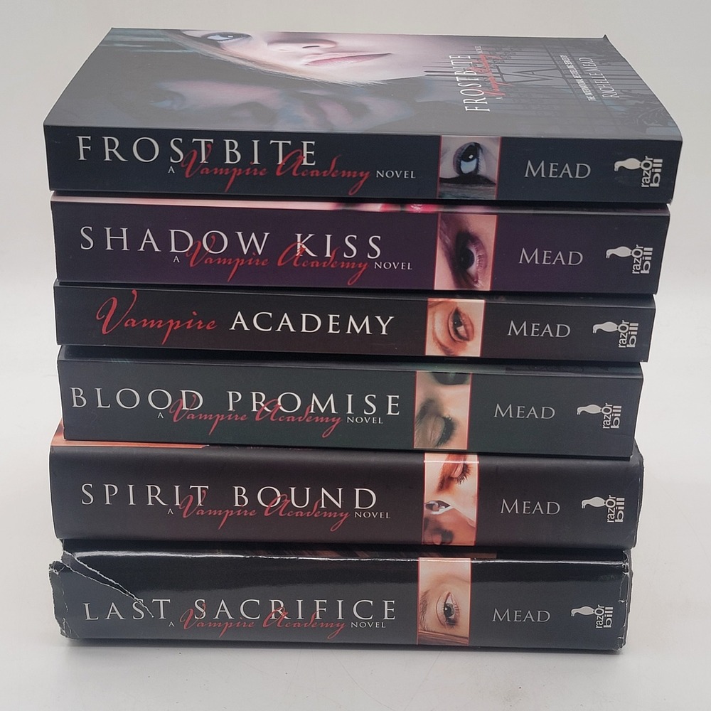 Richelle Mead Vampire Academy 1-6 Complete Series Set PB HC Razorbill YA Good